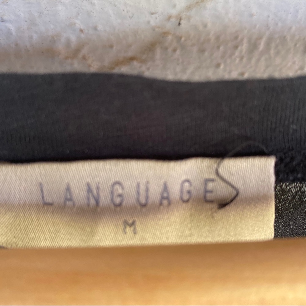 Language Cut out Top - Picture 2 of 5